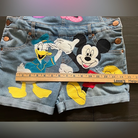 Custom Disney Appliqué Short Overalls - Picture 10 of 12
